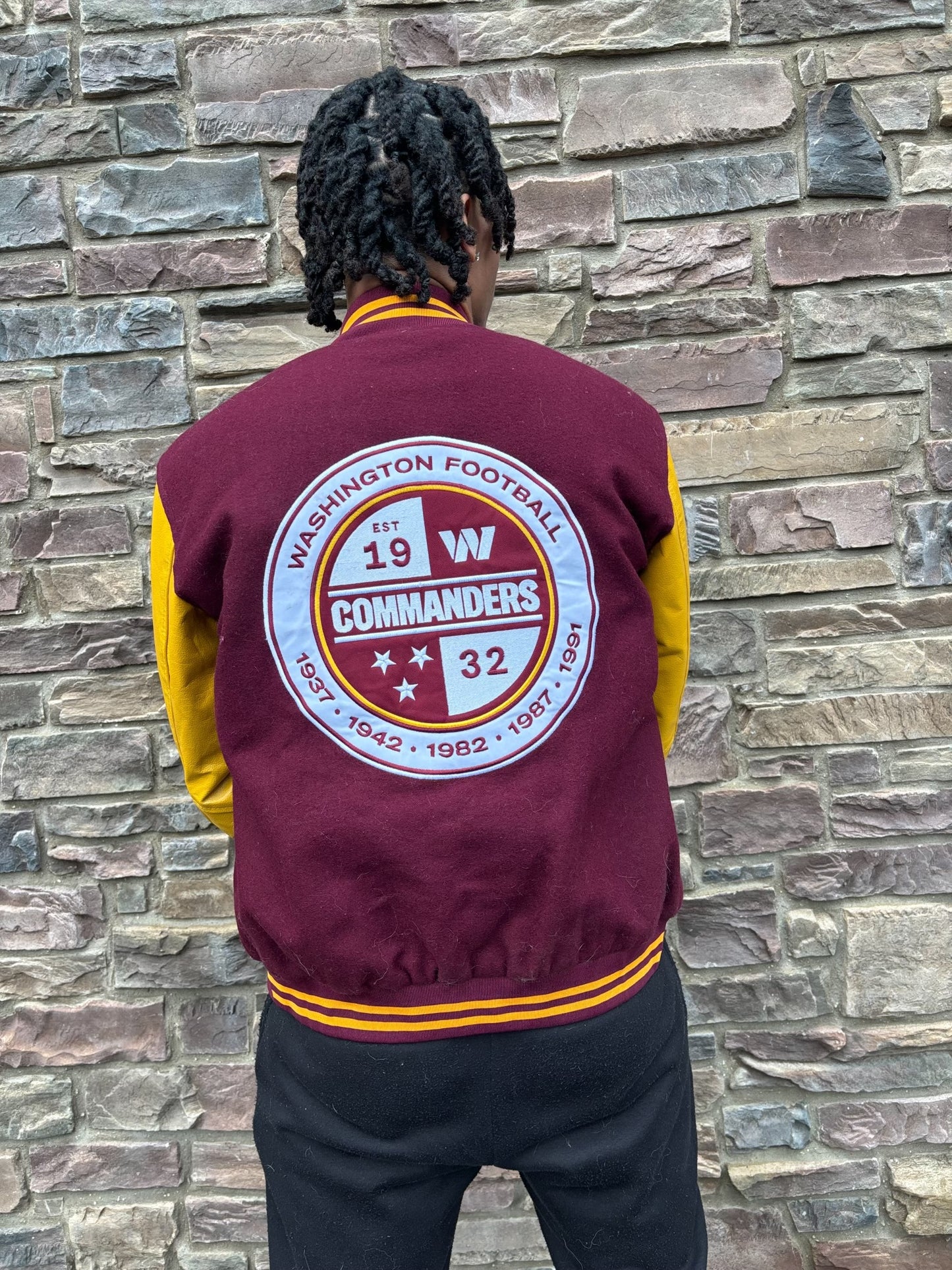 Washington Commanders Varsity Jacket