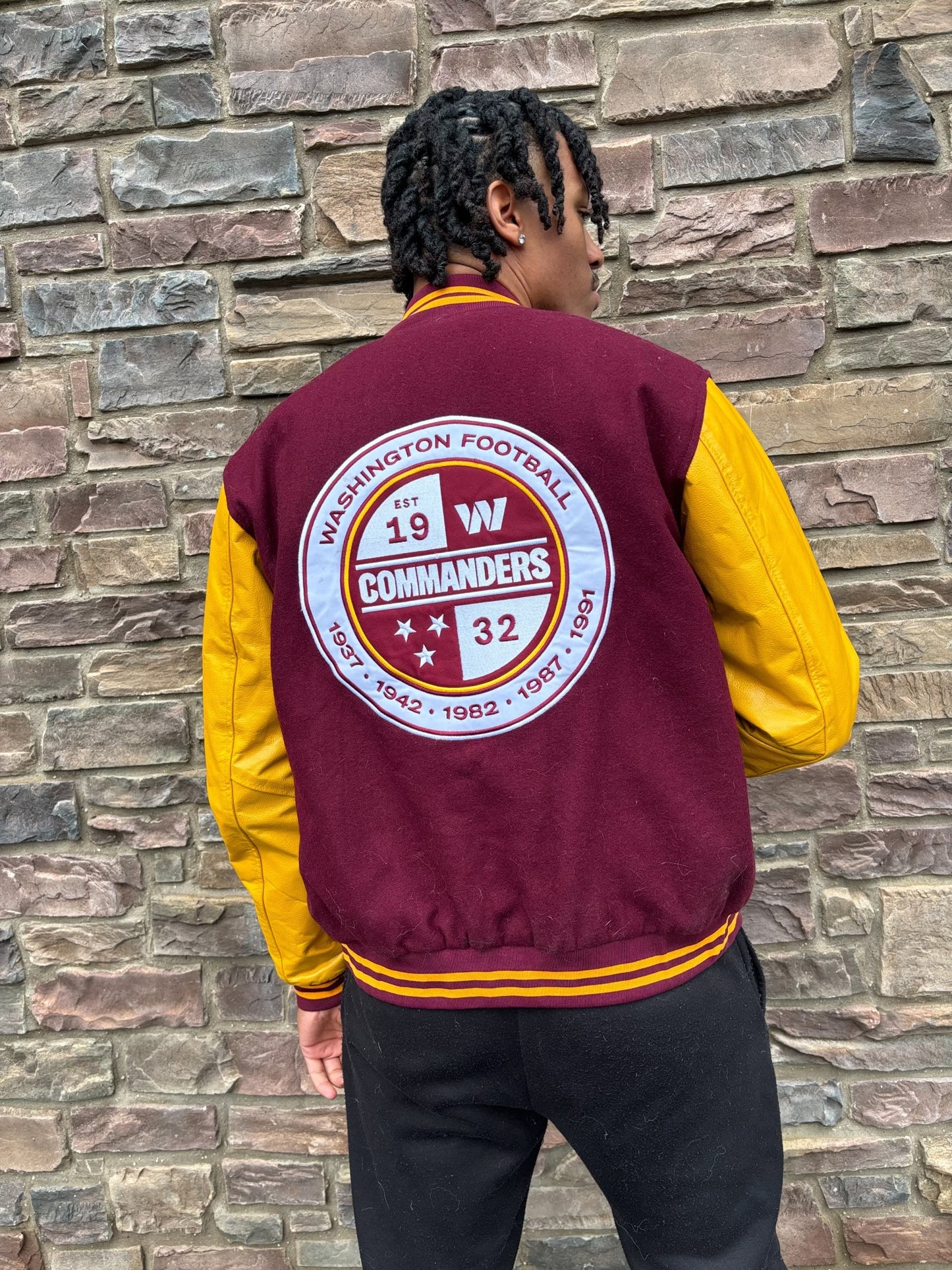 Washington Commanders Varsity Jacket